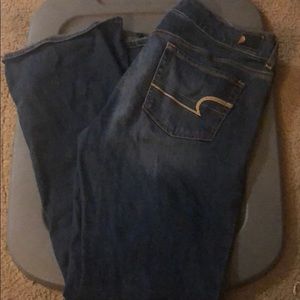 Boot legged jeans